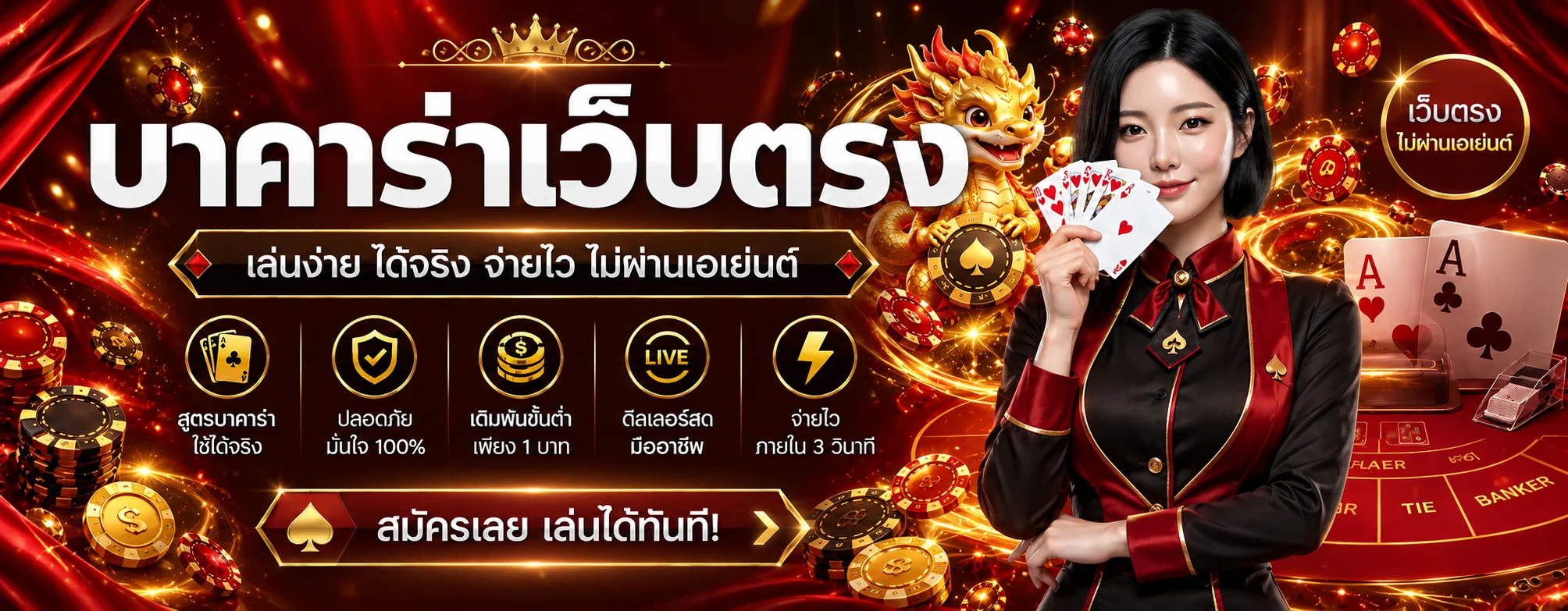 บาคาร่าออนไลน์และคาสิโนสด GGIBET99